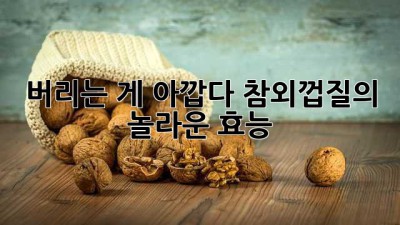 버리는 게 아깝다! 참외껍질의 놀라운 효능